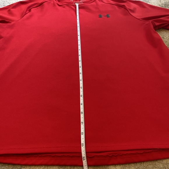 Red Under Armour The Stretch Tee - Picture 4 of 5